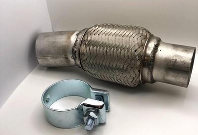 BMW Exhaust Flex Pipe with Clamp N47 Engine - thumbnail image 3